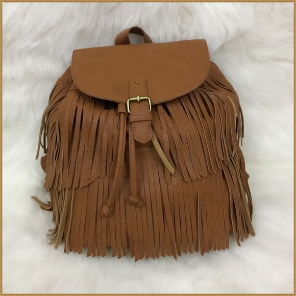 Mossimo Supply Co. Handbags - NWOT Mossimo Supply Co Fringe Backpack